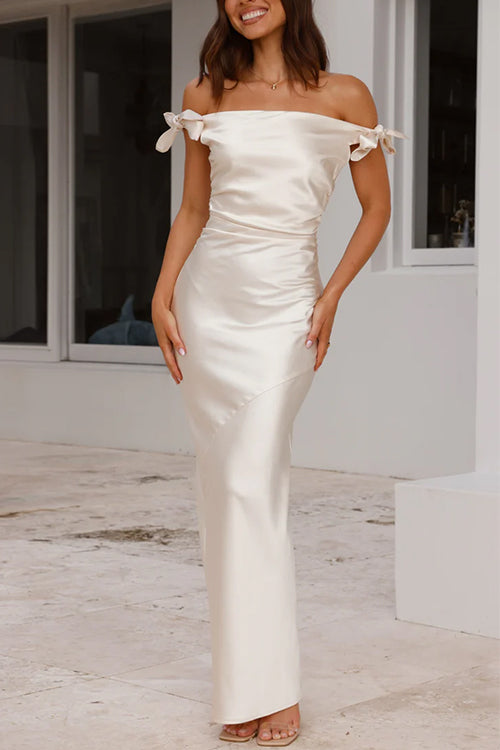 SEVILLE – Off Shoulder Maxi Dress – 5127