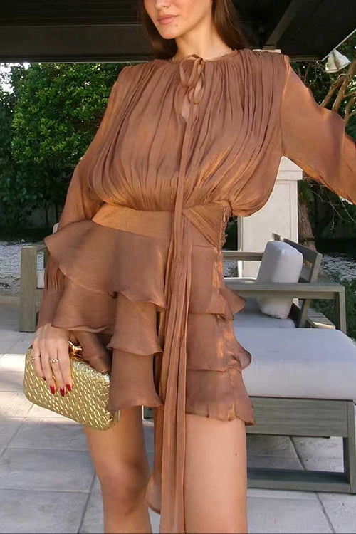 MALAGA – Layered Mini Dress – 8999