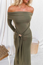 MADRID – Off Shoulder Maxi Dress – 5236