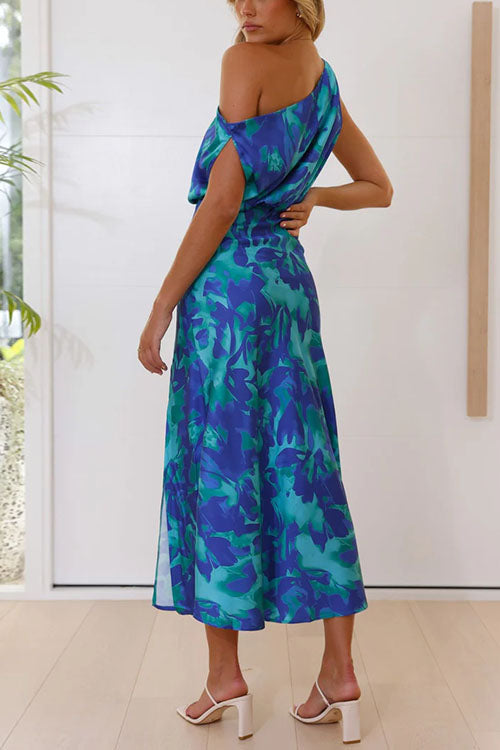 ATHENS – Off Shoulder Maxi Dress – 8424