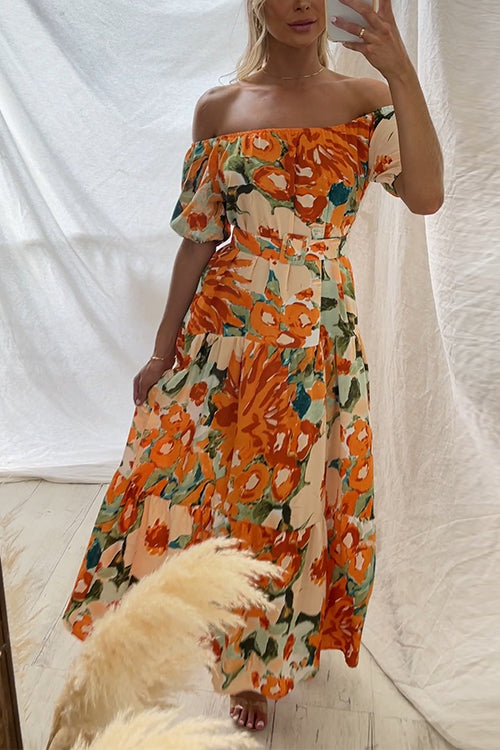 VALLETTA – Off Shoulder Maxi Dress – 3695