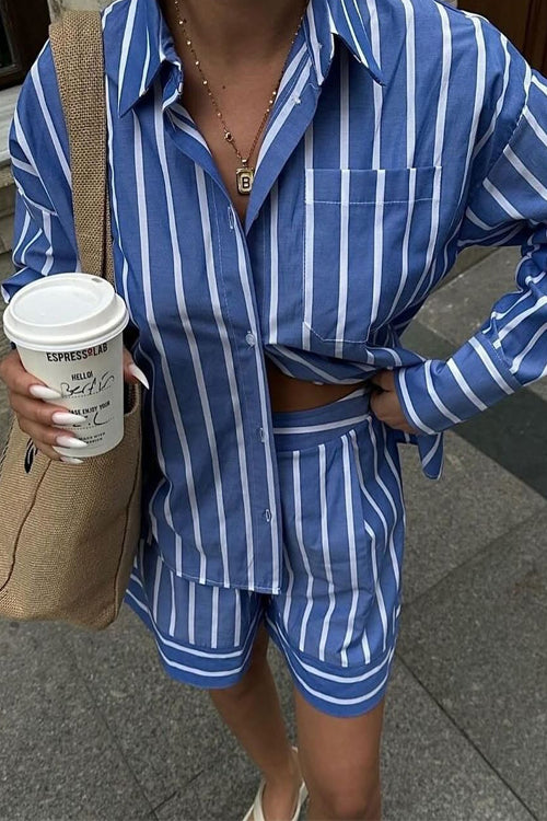 BARCELONA – Striped Shorts Set – 5982
