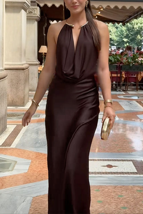 VALLETTA – Halter Maxi Dress – 5702