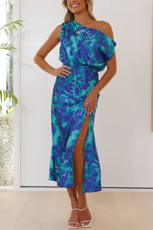 ATHENS – Off Shoulder Maxi Dress – 8424