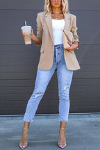 DUBROVNIK – Single Button Blazer – 5514