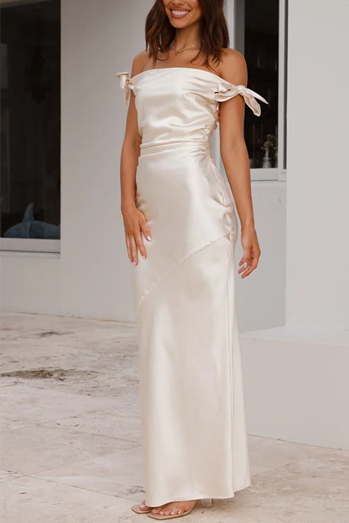 SEVILLE – Off Shoulder Maxi Dress – 5127