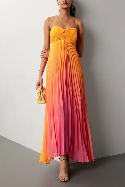 IBIZA – Pleated Maxi Dress – 9967