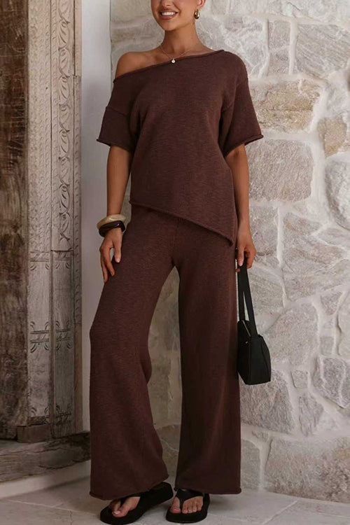 NICE – Wide Leg Knit Pants – 5092