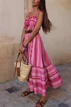 MADRID – Crochet Maxi Dress – 7437