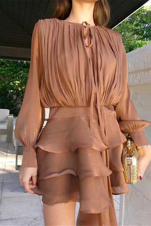 MALAGA – Layered Mini Dress – 8999