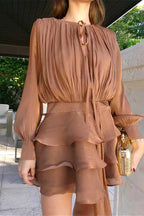 MALAGA – Layered Mini Dress – 8999