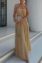 LYON – Halter Backless Maxi Dress – 1841