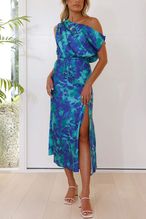 ATHENS – Off Shoulder Maxi Dress – 8424