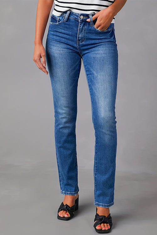 PALMA – High Waist Denim Pants – 1314