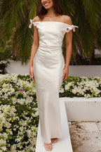 SEVILLE – Off Shoulder Maxi Dress – 5127