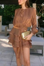 MALAGA – Layered Mini Dress – 8999