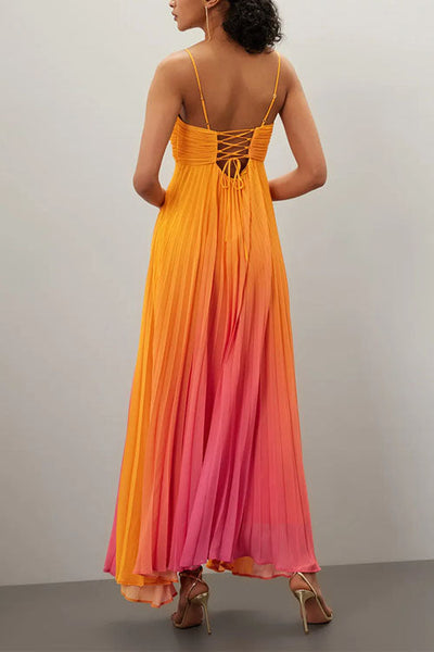 IBIZA – Pleated Maxi Dress – 9967