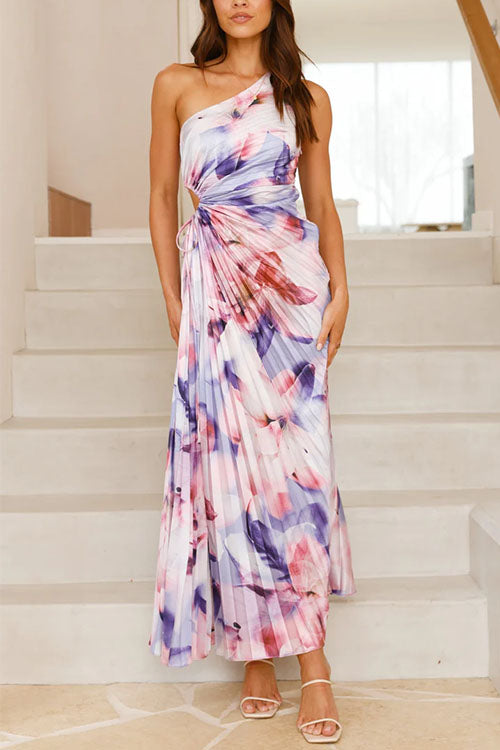 POSITANO – One Shoulder Maxi Dress – 5867