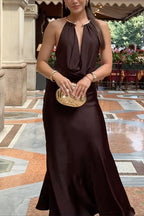 VALLETTA – Halter Maxi Dress – 5702