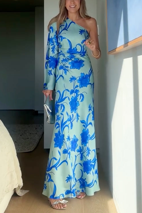 RHODES – One Shoulder Maxi Dress – 9024