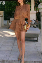 MALAGA – Layered Mini Dress – 8999