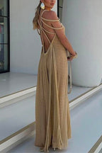 LYON – Halter Backless Maxi Dress – 1841