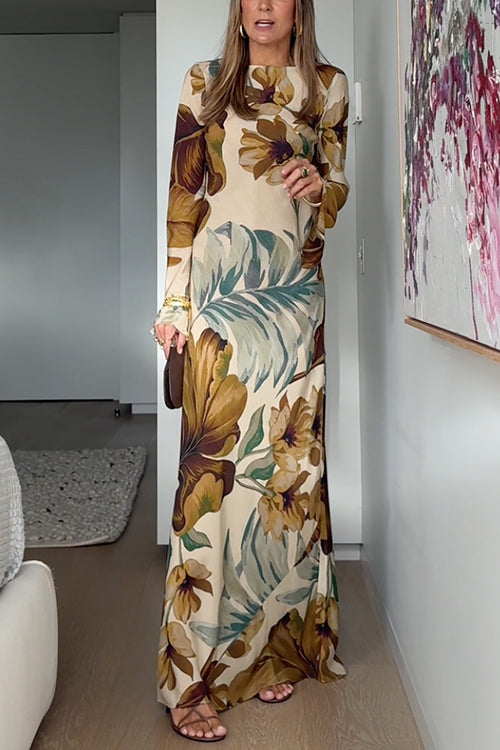 NICE – Floral Maxi Dress – 8398