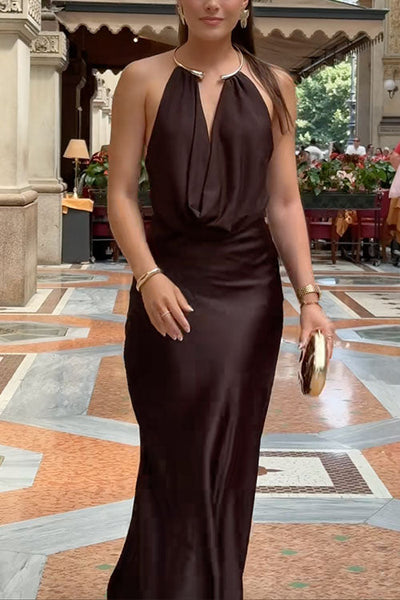 VALLETTA – Halter Maxi Dress – 5702