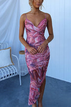 BARCELONA – Spaghetti Strap Maxi Dress – 4888