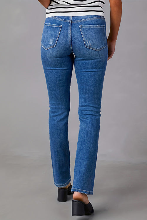 PALMA – High Waist Denim Pants – 1314