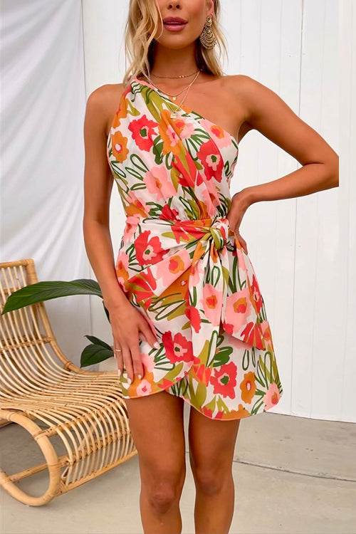AMALFI – One Shoulder Mini Dress – 5600