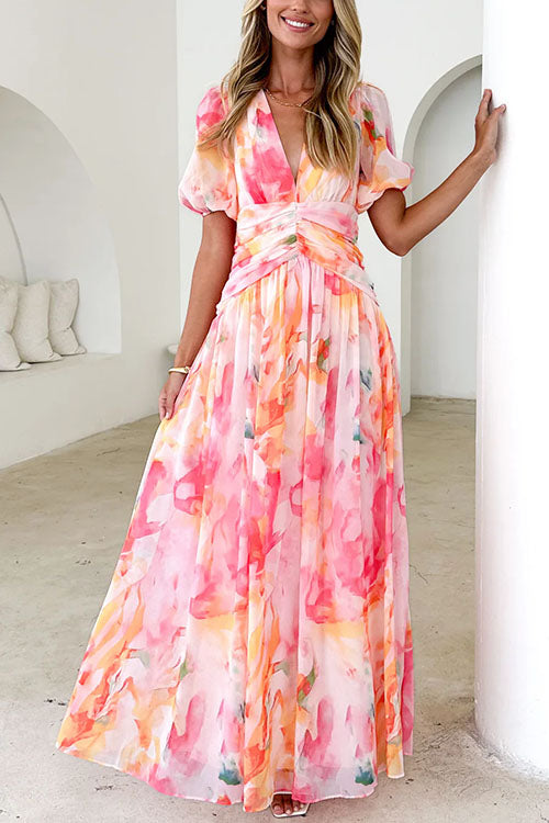 ANTIBES – Printed Maxi Dress – 1602