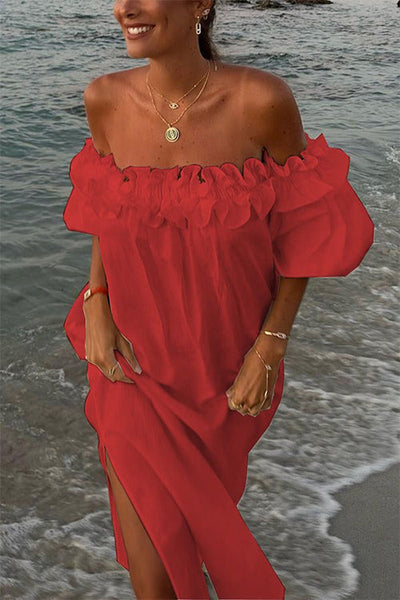 VENICE – Off Shoulder Maxi Dress – 7990