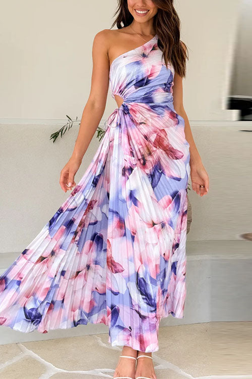 POSITANO – One Shoulder Maxi Dress – 5867