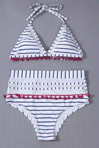 VENICE – Mesh Stripe Bikini Set – 9131