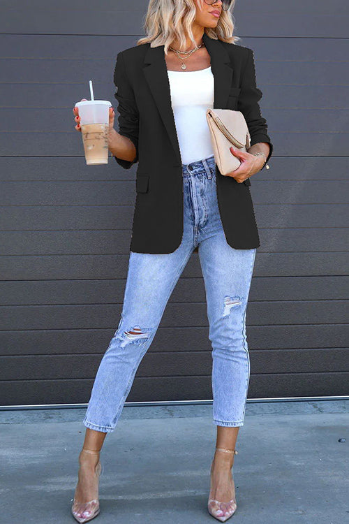 DUBROVNIK – Single Button Blazer – 5514