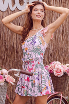 CAPRI – Floral One Piece Swimsuit – 8728