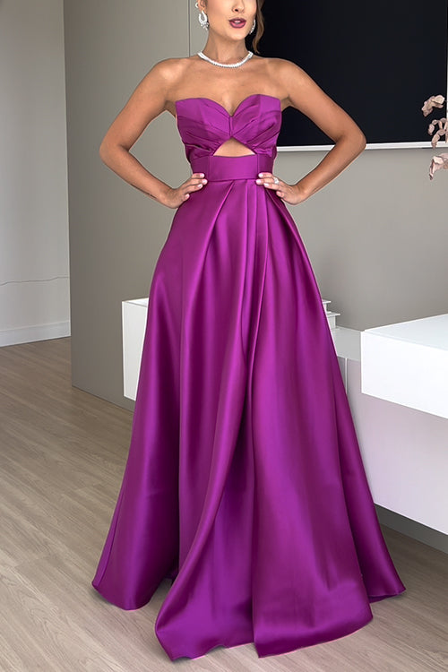 VALENCIA – Strapless Maxi Dress – 8406