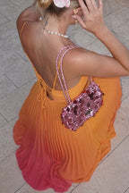 IBIZA – Pleated Maxi Dress – 9967