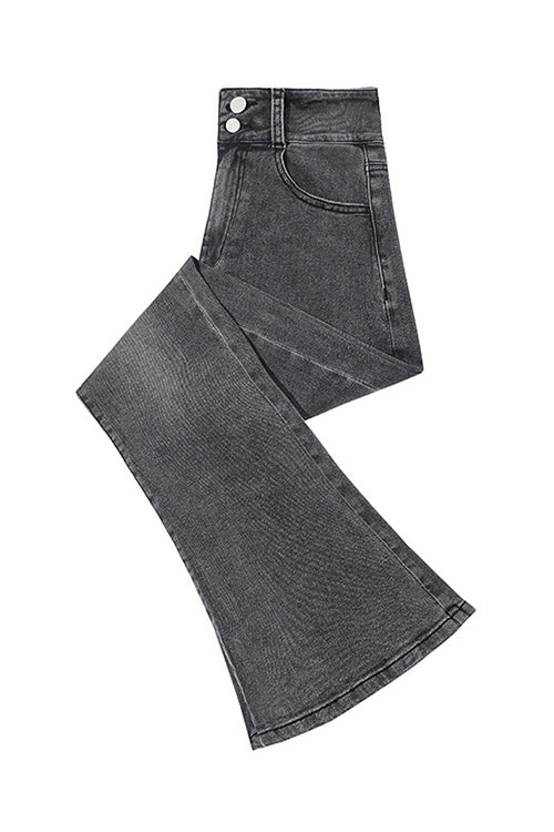 LYON – Distressed Bell Bottom Jeans – 1878