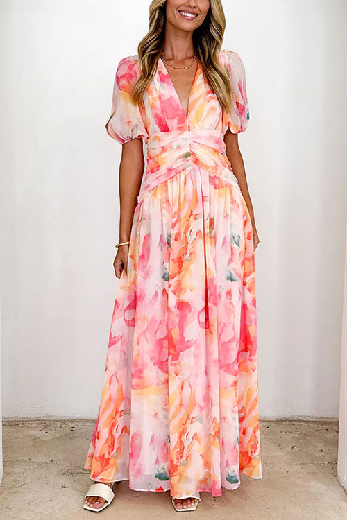 ANTIBES – Printed Maxi Dress – 1602