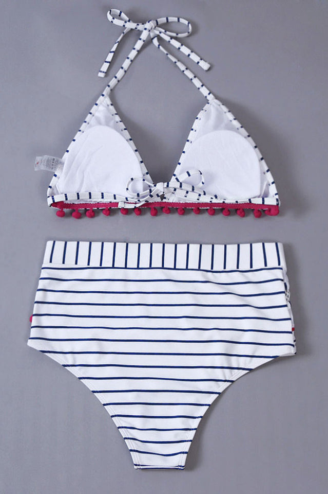 VENICE – Mesh Stripe Bikini Set – 9131