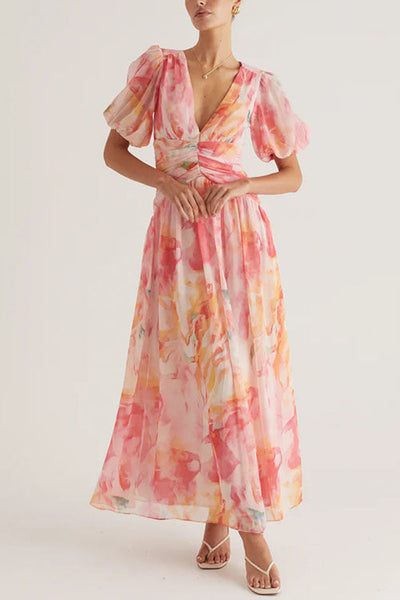 ANTIBES – Printed Maxi Dress – 1602