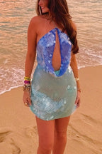 SANTORINI – Sequin Mini Dress – 4365