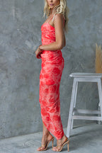 SANTORINI – Printed Maxi Dress – 3371