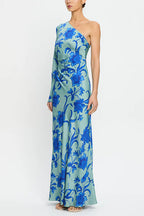 RHODES – One Shoulder Maxi Dress – 9024