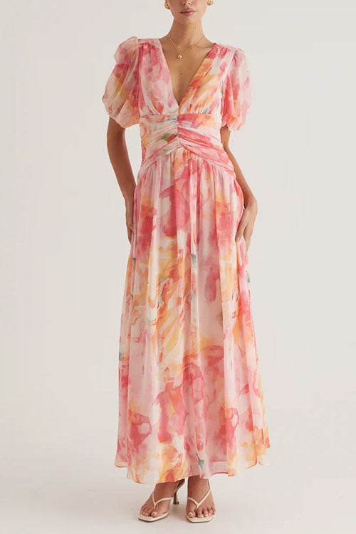 ANTIBES – Printed Maxi Dress – 1602