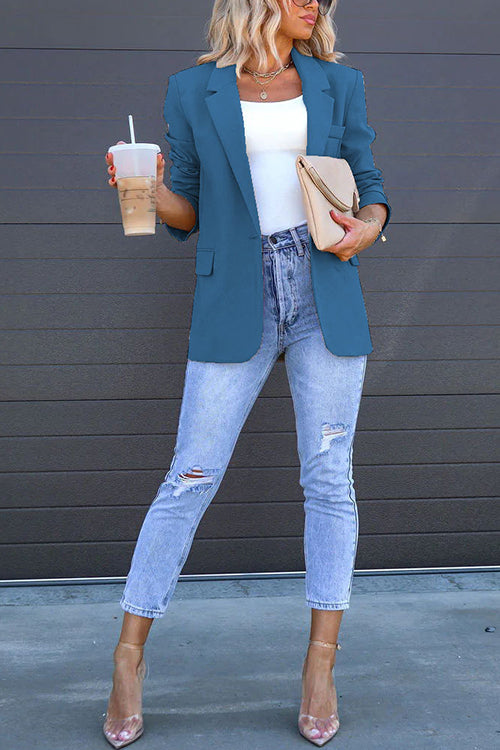 DUBROVNIK – Single Button Blazer – 5514