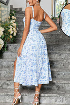 MADRID – Lace-up Midi Dress – 9640