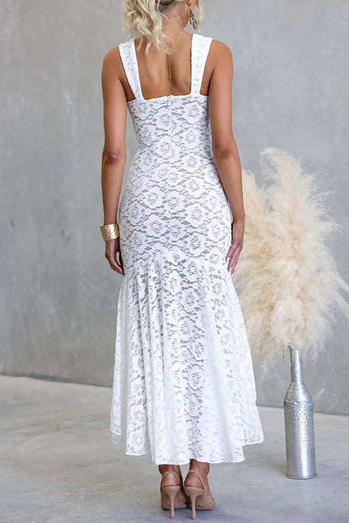 ANTWERP – Sleeveless Lace Maxi Dress – 2240